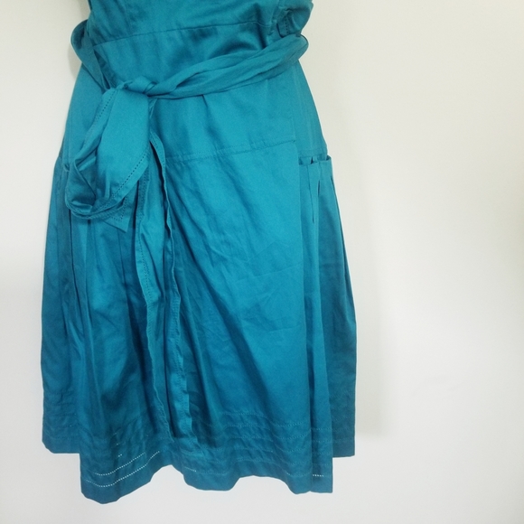DVF Edan wrap teal blue dress - Picture 5 of 10